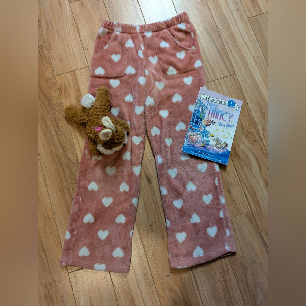 Sweet Dreams Bundle | Wonder Nation PJ Pants, Fancy Nancy Book & Bunny Plush